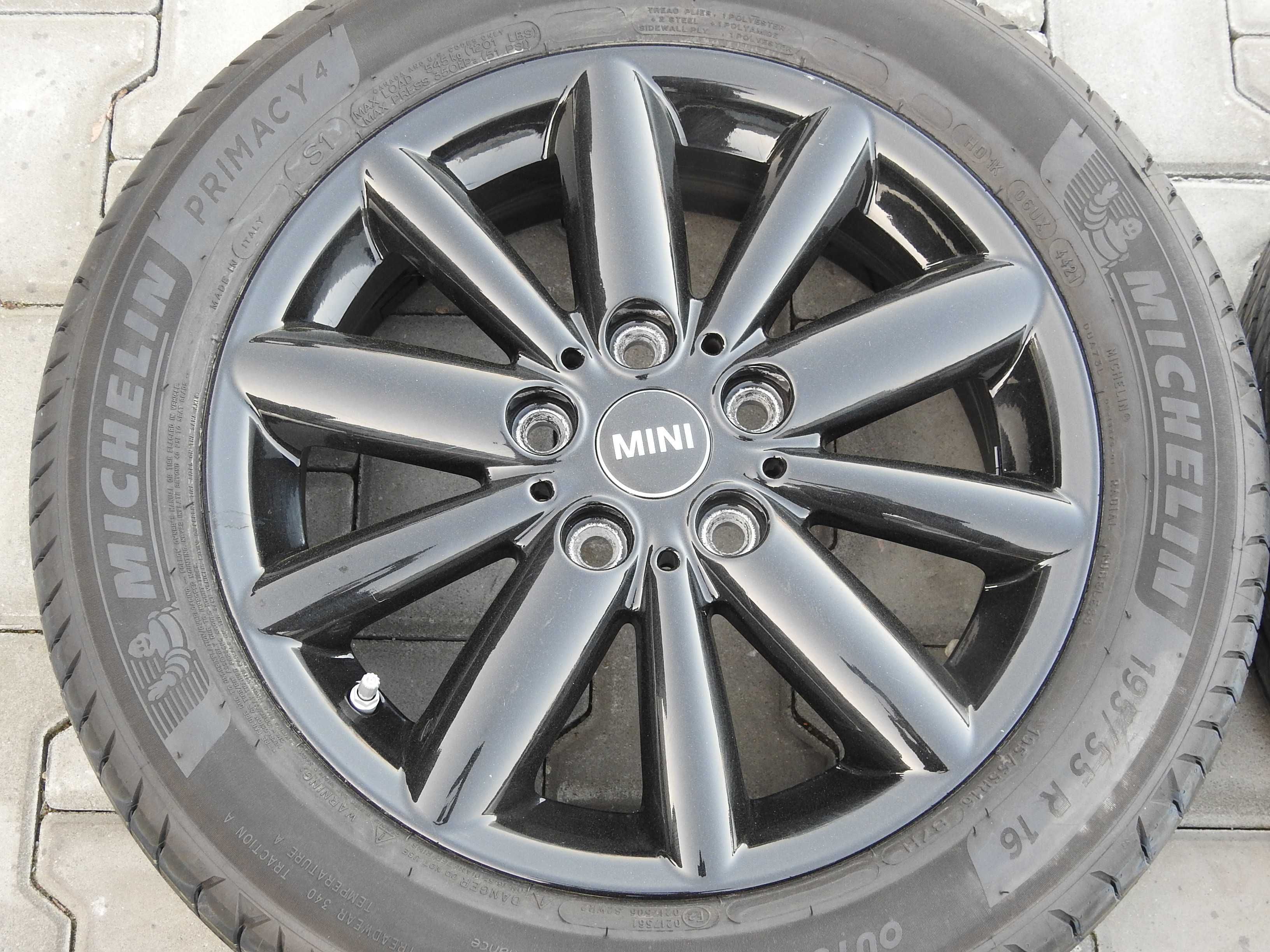 4x ALU Mini 5,5J 16'' 5x112 ET46 + TPMS 19rok JAK NOWE + TPMS