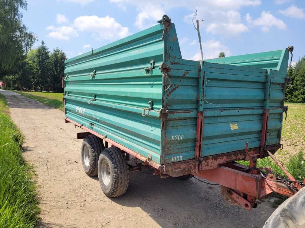 Przyczepa tandem rolnicza wywrot 3 stonny