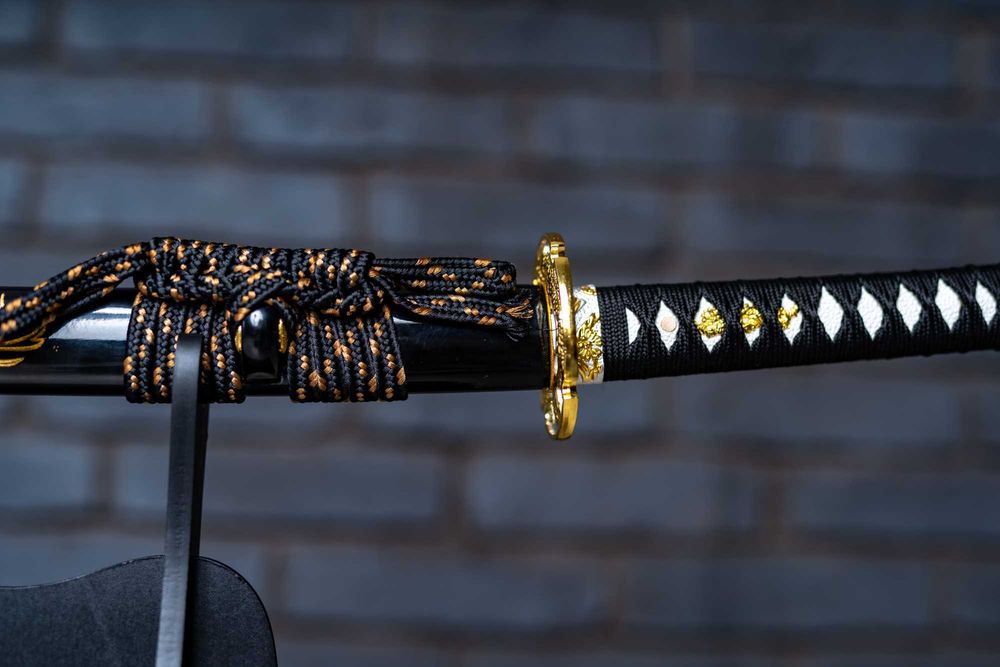 Miecz Samurajski Japońska Katana Stal Damasceńska Handmade Wa-Wa