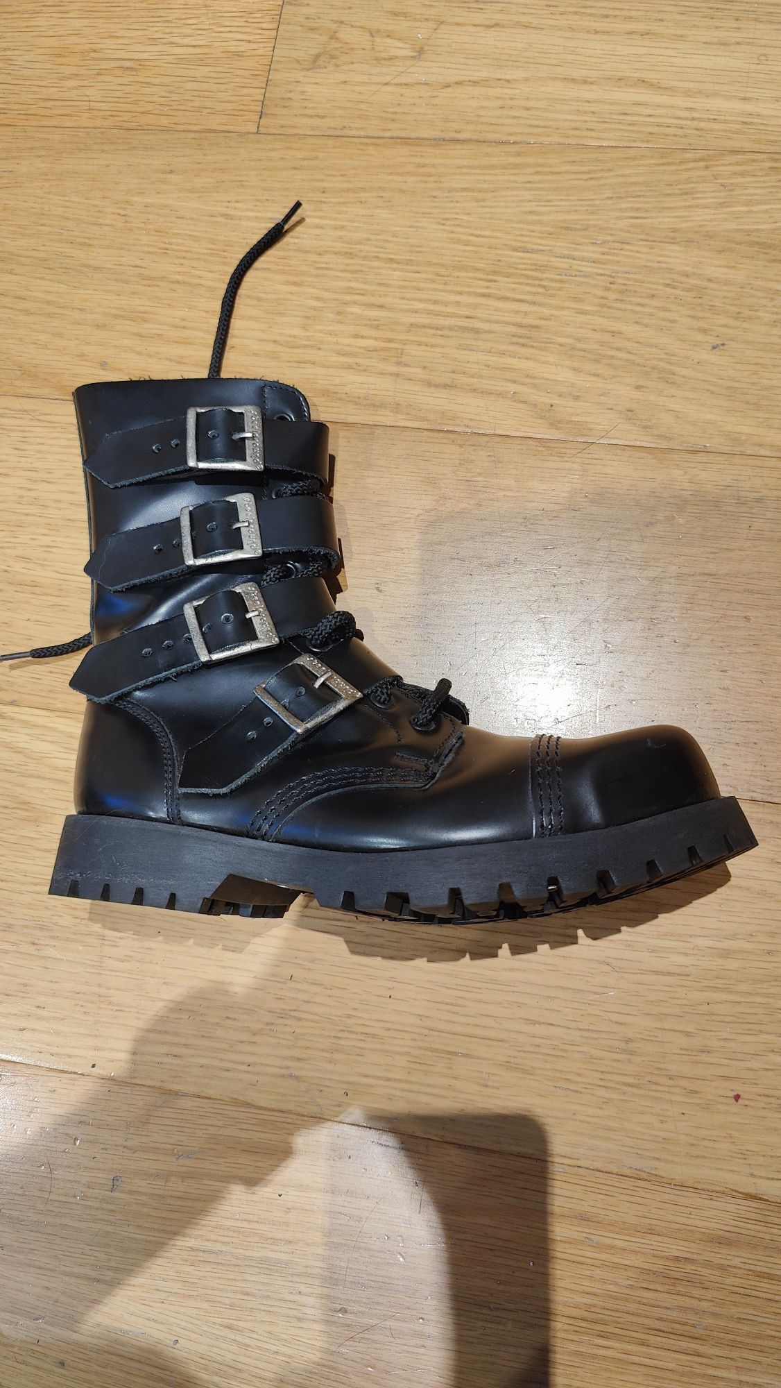 Botas masculinas estilo Heavy Metal