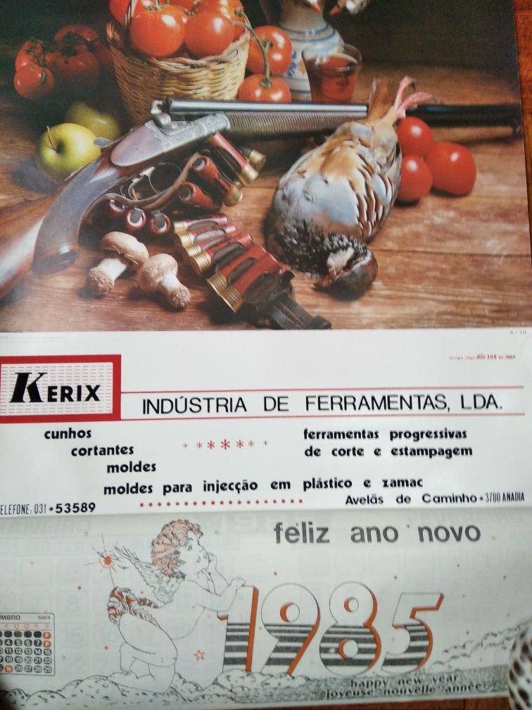 Calendário de 1985