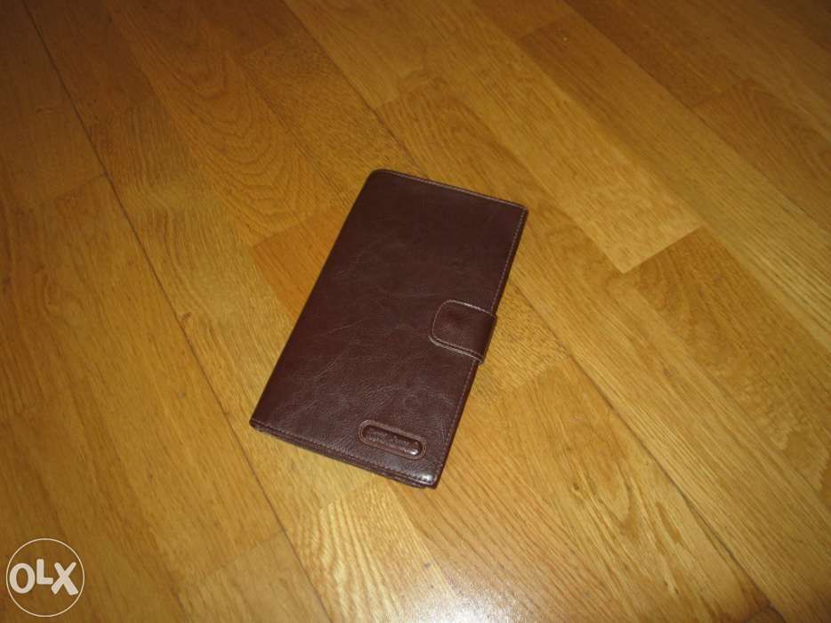 Carteira David Jones em pele castanha