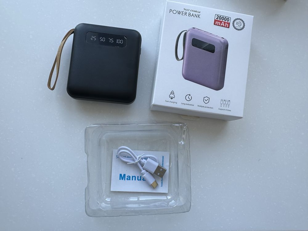 PowerBank 20 000 mAh зручний та місткий