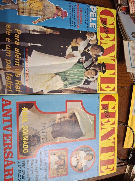 Revistas gente com Parque Mayer teatro revista