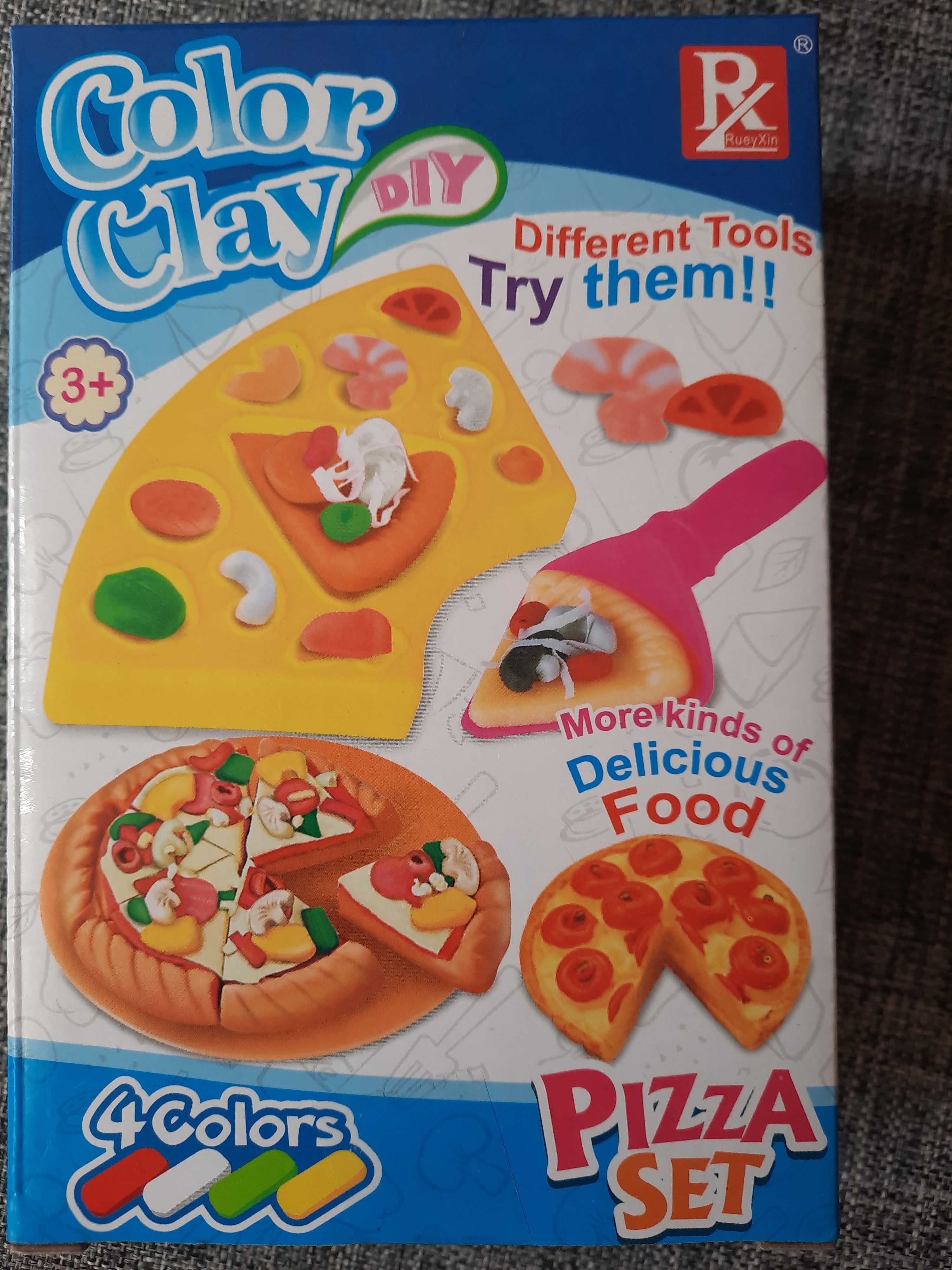 набір для творчості color clay pizza set набір для ліплення