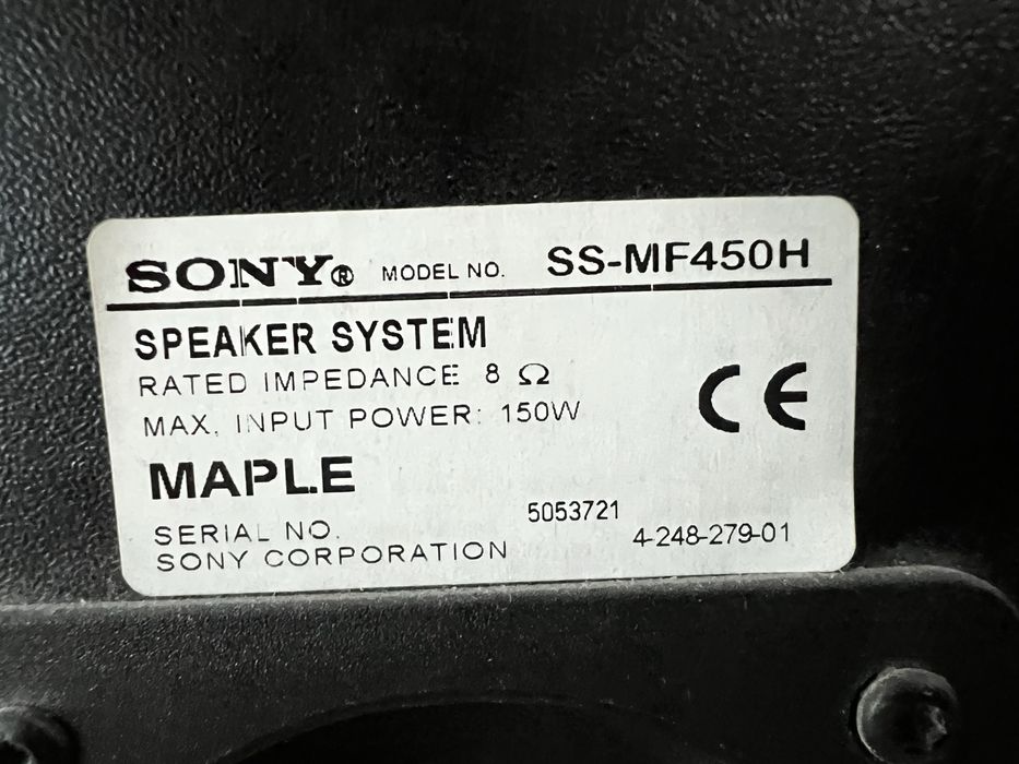 Zestaw kolumny do kina domowego Sony