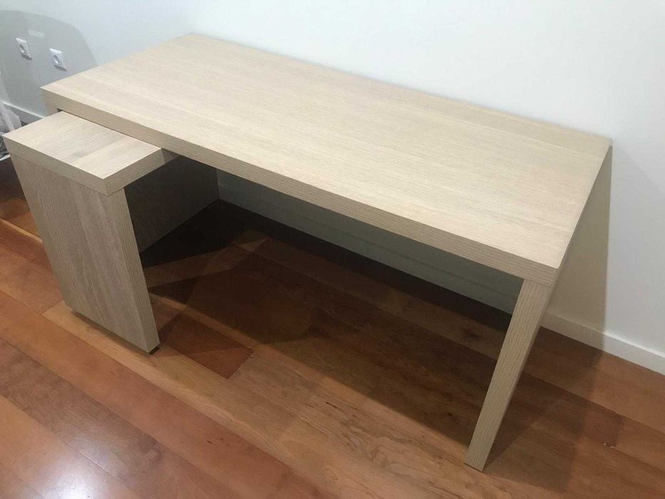 Secretária de escritório com apoio extensível - ótimo estado