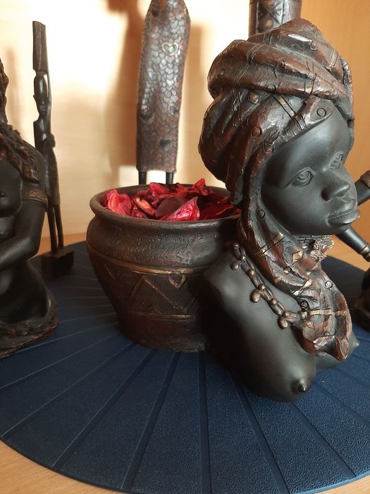 Conjunto de mulheres africanas