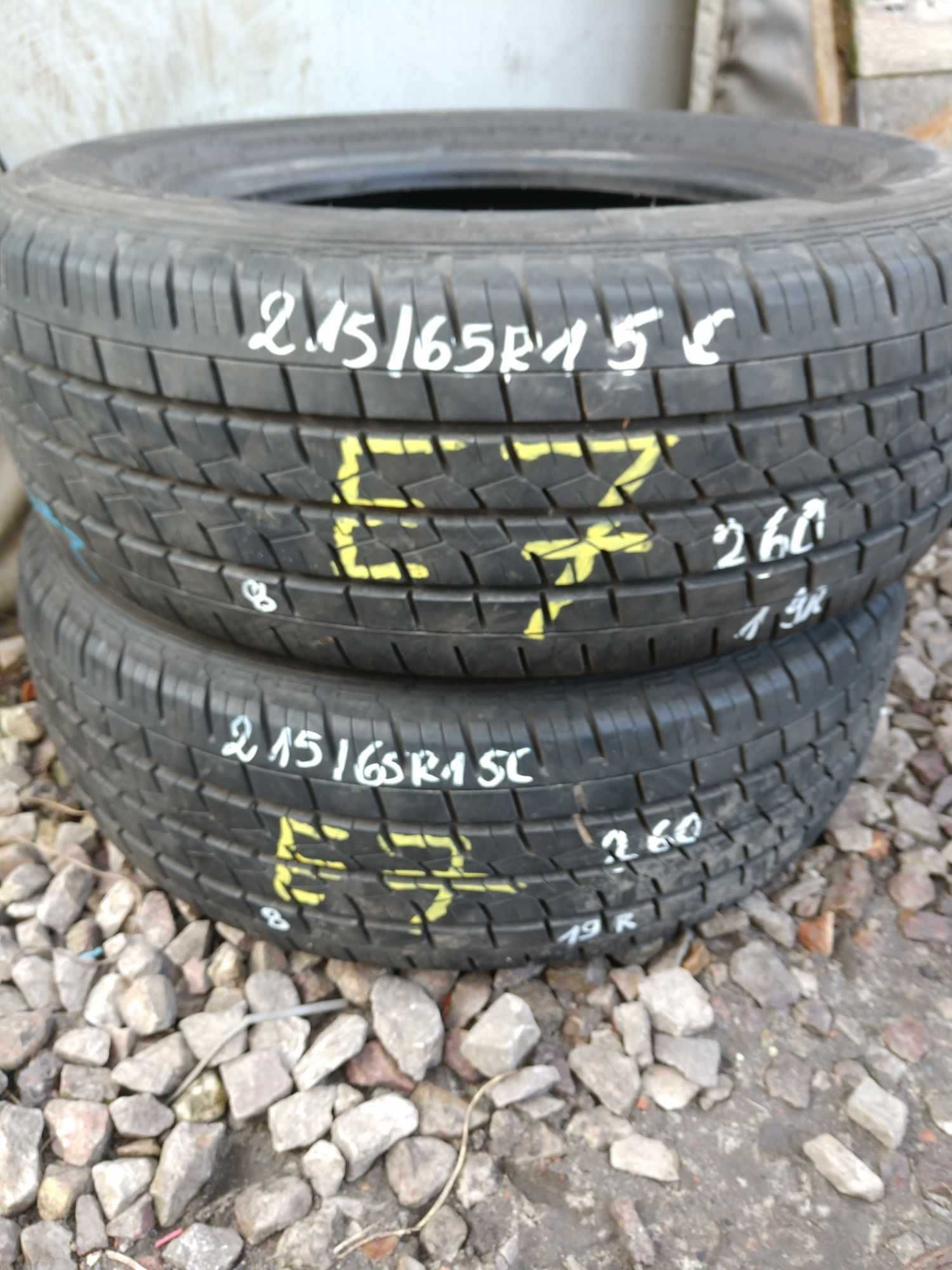 E7 215/65/15C BRIDGESTONE Duravis r410 ,2 szt