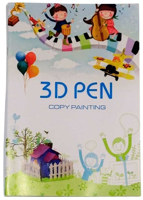 Książka z szablonami do długopisu 3D ostatnie sztuki – WYPRZEDAŻ 2025