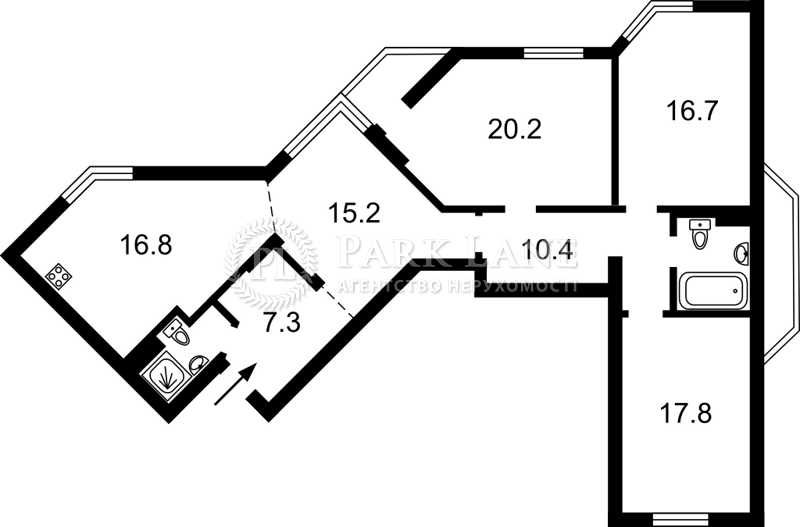 Без %.Продаж 3к кв. з ремонтом, Теремки/Лікоград/Вільямса/Рудницького