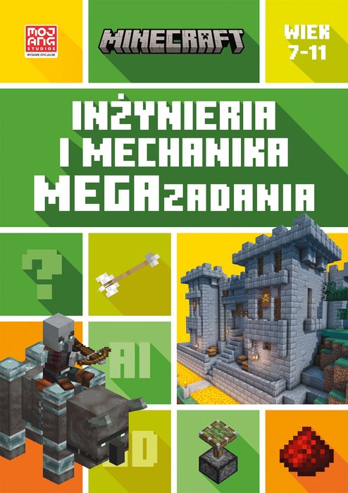Minecraft. Inżynieria i mechanika. Megazadania. 7-11 lat. Harperkids