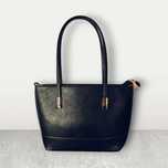 Czarna duża torebka shopper