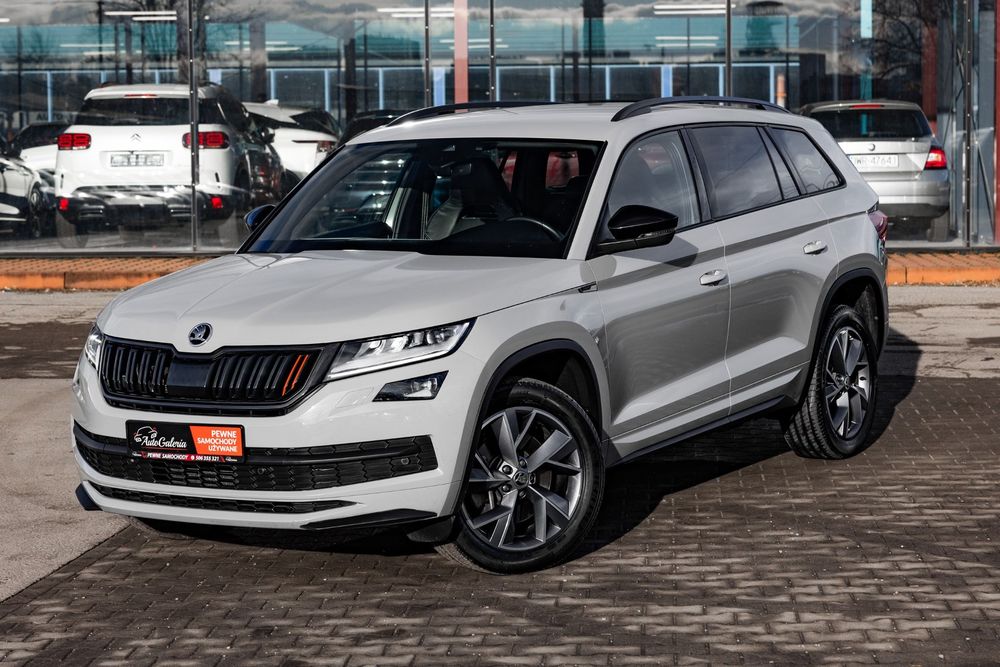 Skoda Kodiaq Mega Sport Line 2.0TDI Kamera Ambient Virtual 7 Osób DSG Nardo GreyMAX