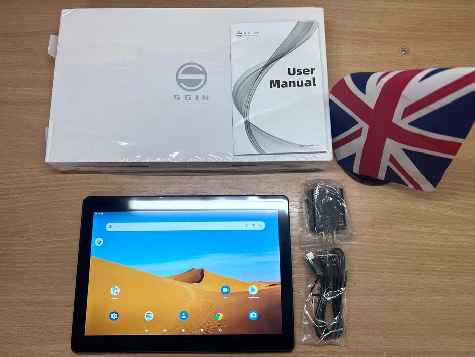 Планшет SGIN E10P  10.1"IPS HD Android 12 2/64Gb 5000 mAh Black