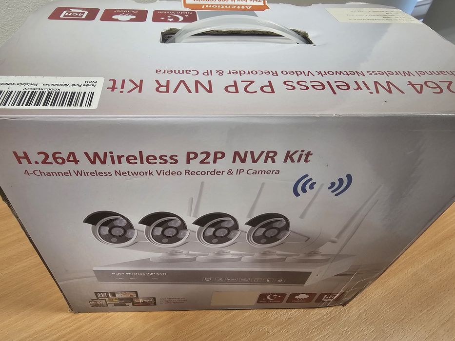 Monitoring ip 4 kamery wifi