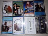 varias cassetes musica concertinas e acordeão e cd´s
