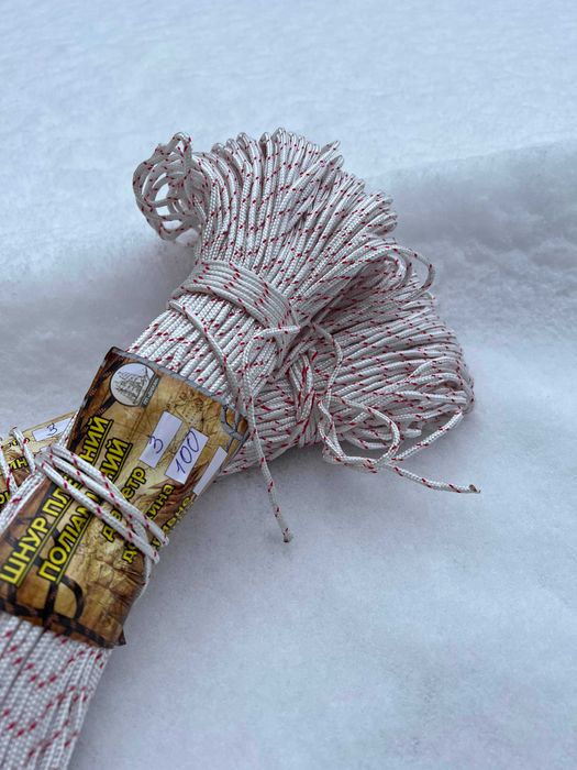 Шнур капроновий 3 мм - 100 м (поліамідний)