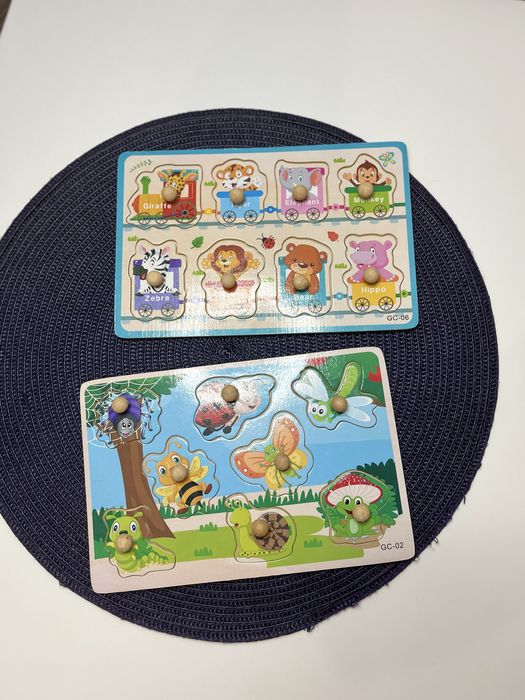 Розвиваючі іграшки, вкладиші, сортер