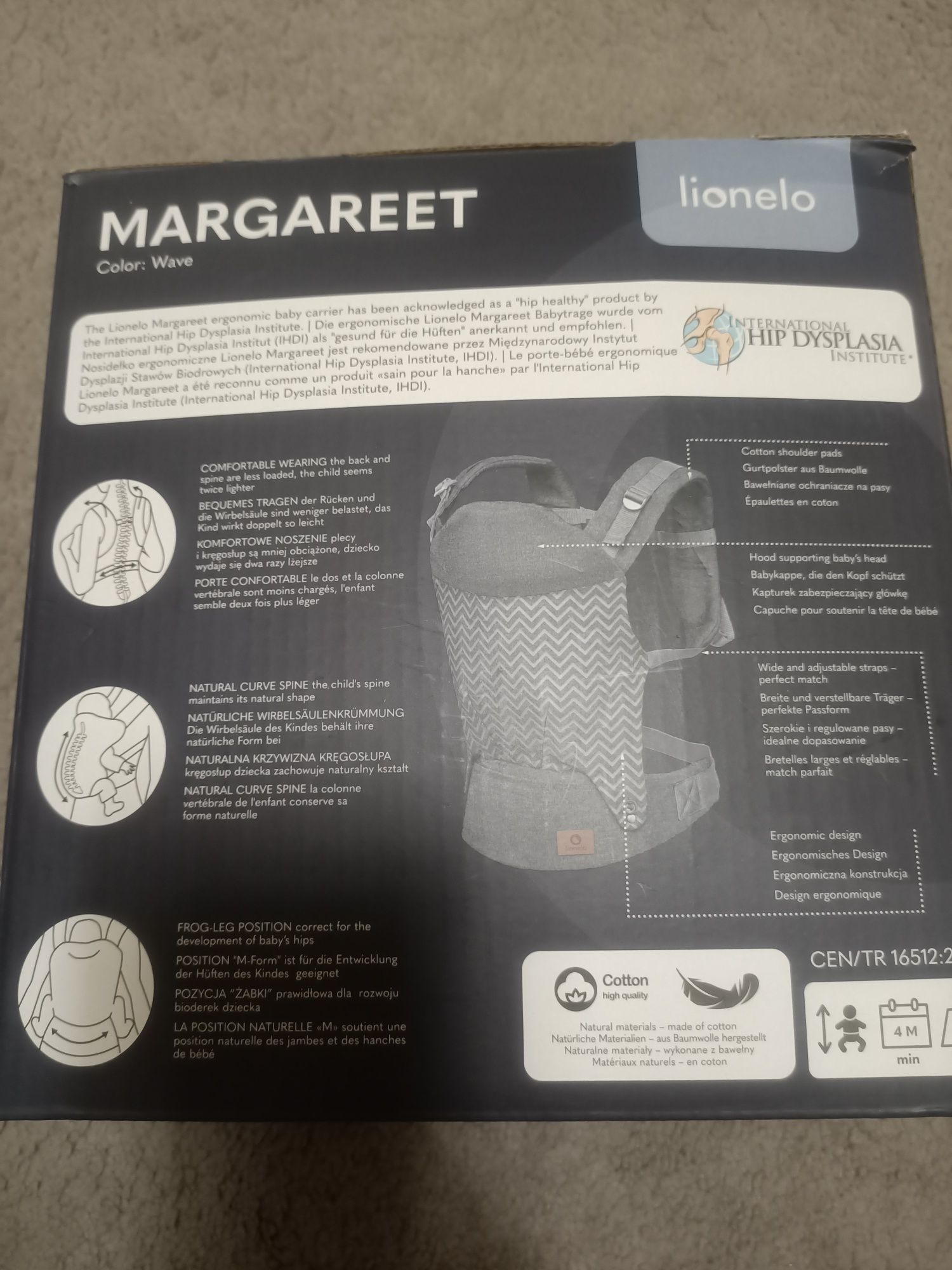 Nosidło Lionelo Margareet