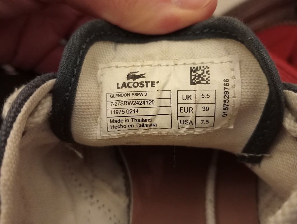 Półbuty Lacoste Glendon Espa