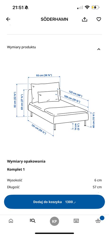 Łóżko SODERHAMN ikea