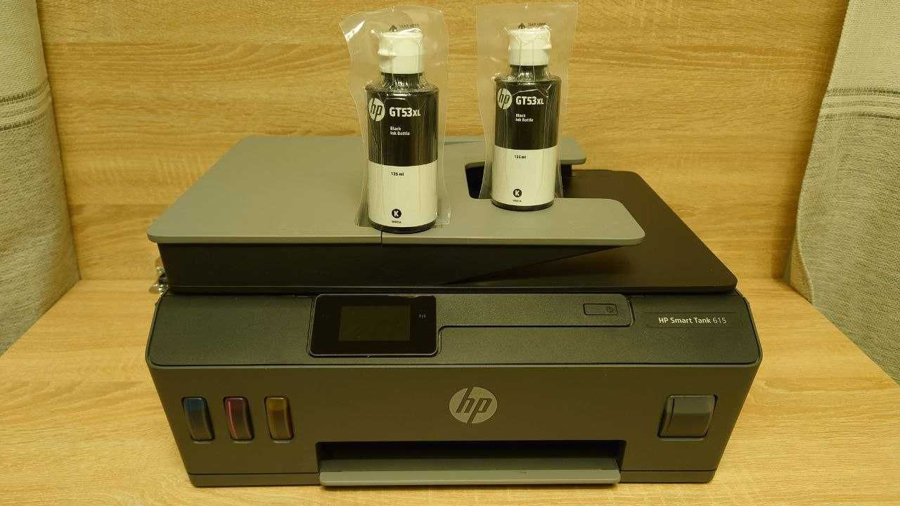БФП HP LSmart Tank 615 з Wi-Fi +2 ємності чорних чорнил