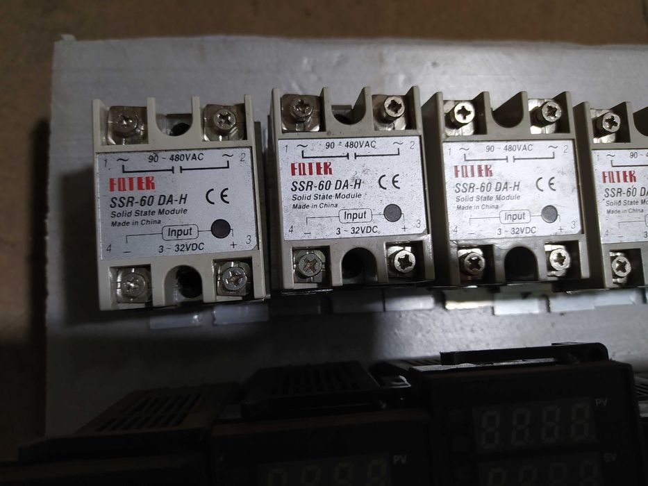 Терморегулятор BERM REX-C100.  /  SSR-60 DA (60A) Твердотельное реле