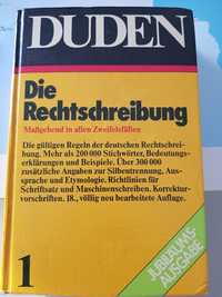 Livro alemão "Die Rechtschreibung"