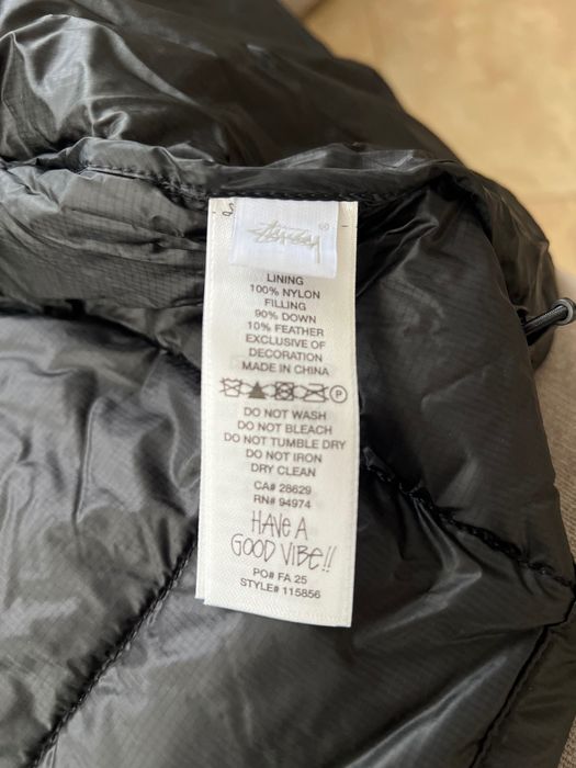 Пуховик Stüssy midweight hodded puffer