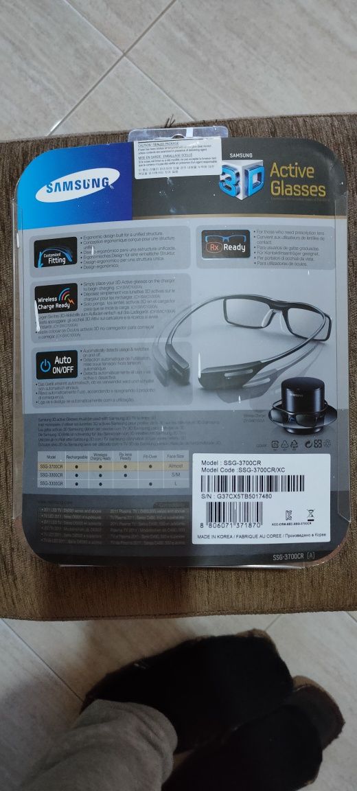 Vendo óculos 3D Samsung SSG-3700R