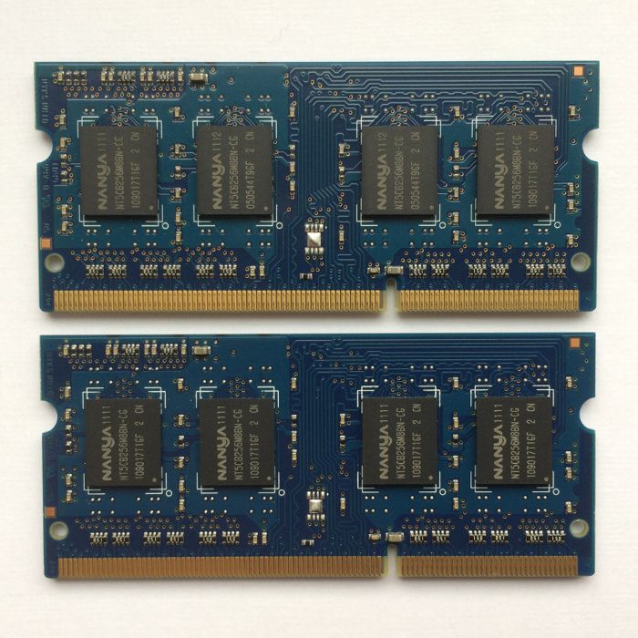 Pamięć RAM NANYA 2x2GB 1Rx8 PC3-10600S-9-10-B2 1333