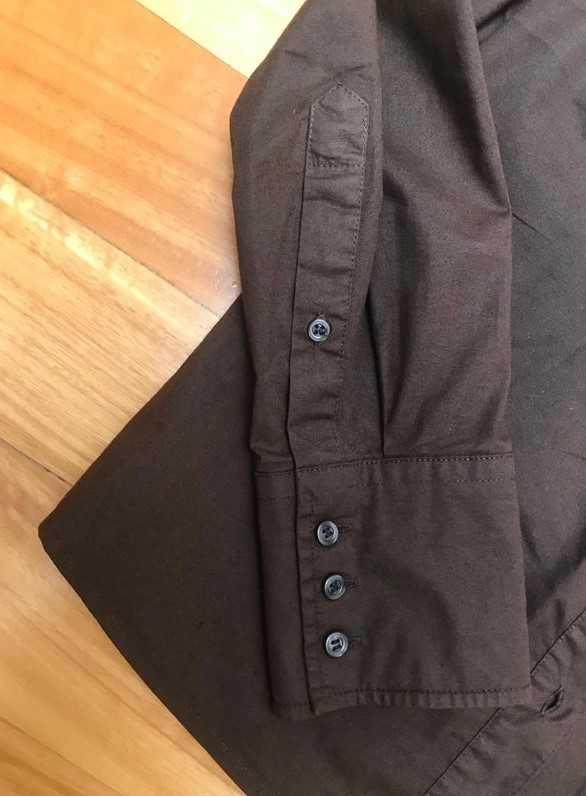 Camisa castanha da Zara