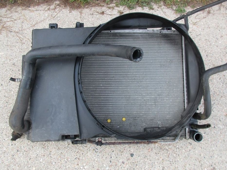 mercedes W140 4.2 5.0 komplet chłodnic wentylator