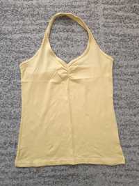 C&A Clockhouse koszulka t-shirt damski na szyję żółty rozmiar M 38