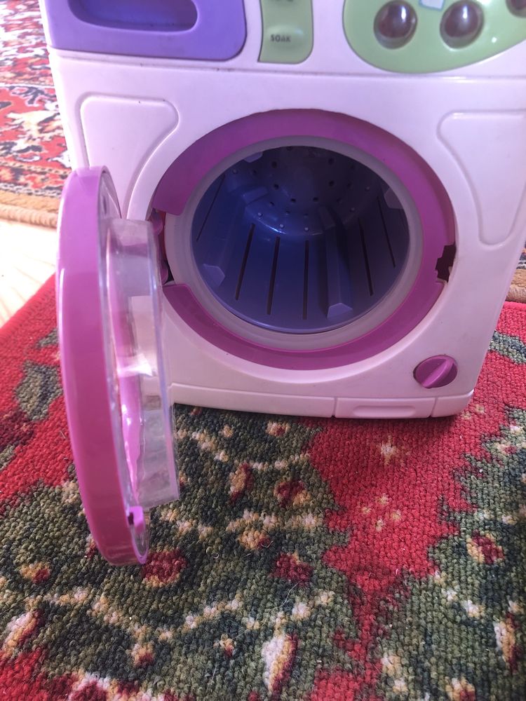 Дитяча пральна машинка іграшкова на батерейках