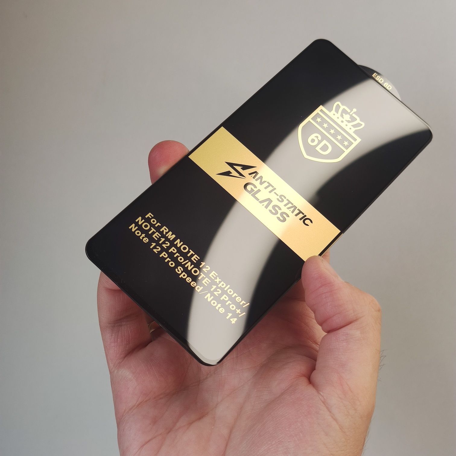 Захисне скло 6D Anti‑Static Glass Tecno Spark Go2025 Infinix HOT 50 5G