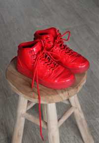 Czerwone sneakersy chrom buty trampki adidasy cropp sznurowane