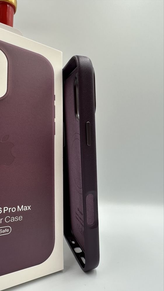 Skórzane Magsafe Etui do Iphone’a 16 Pro Max Purple