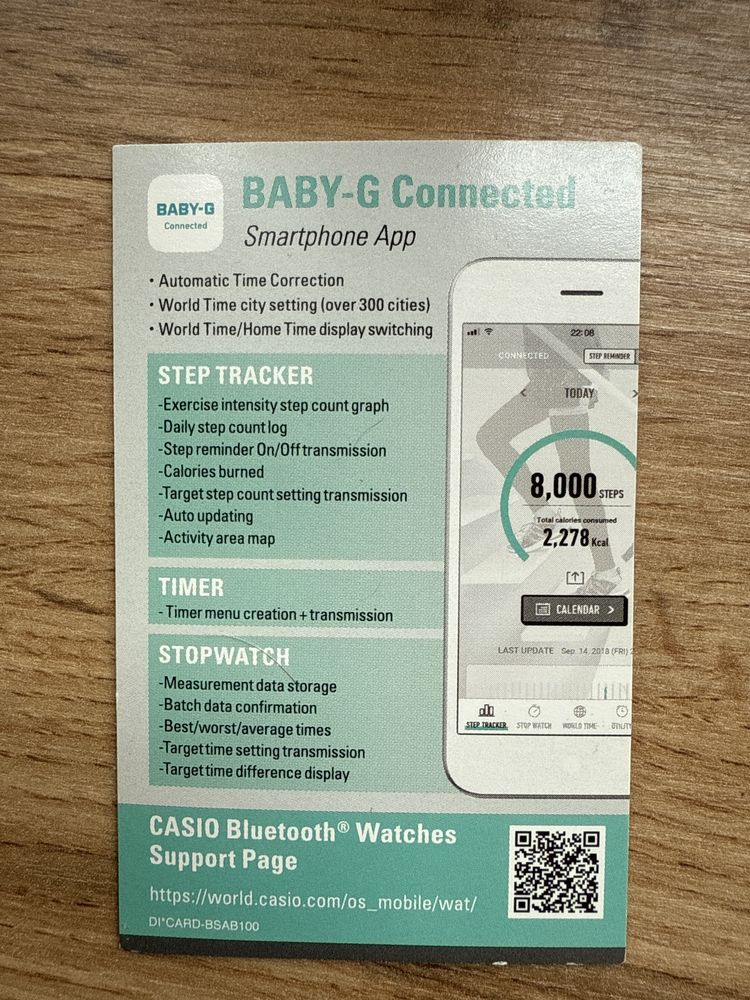 Zegarek Casio BABY-G BSA-B100-4A2ER