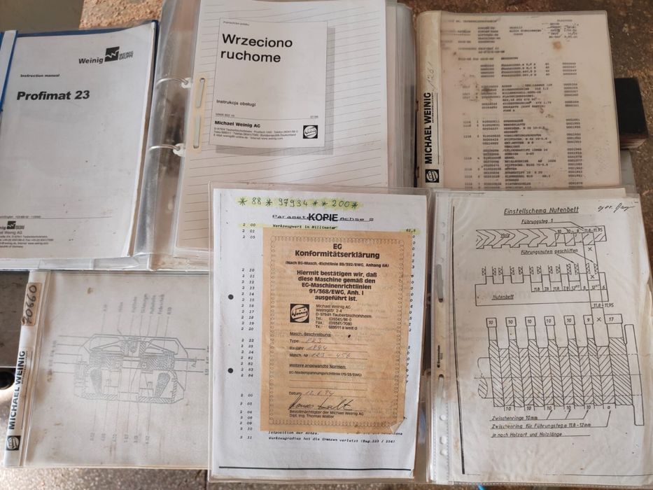 Strugarka czterostrona WEINIG PROFIMAT 23