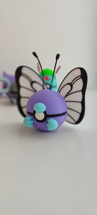 Butterfree pokeball pokemon 3d