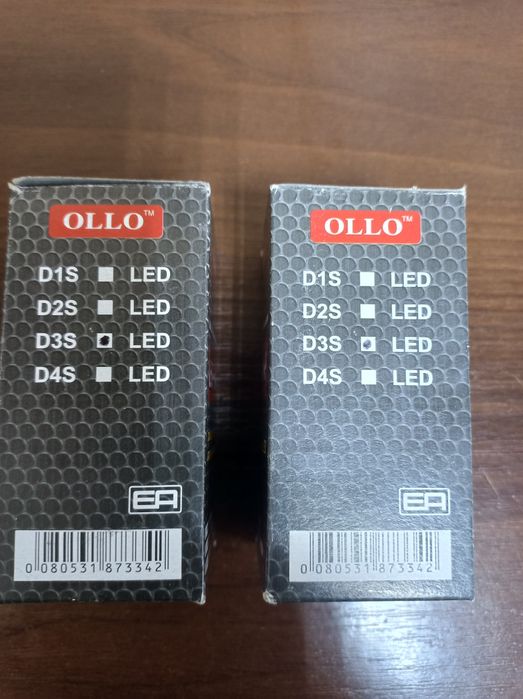 Світлодіодні супер-автолампи  OLLO D3S 35 Вт,  (Німеччина)  Ксенон.
