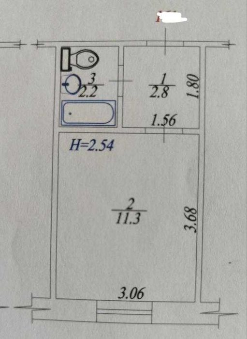 2m 1 гостинка свой санузел Восточный Каркача метро Индустриальная