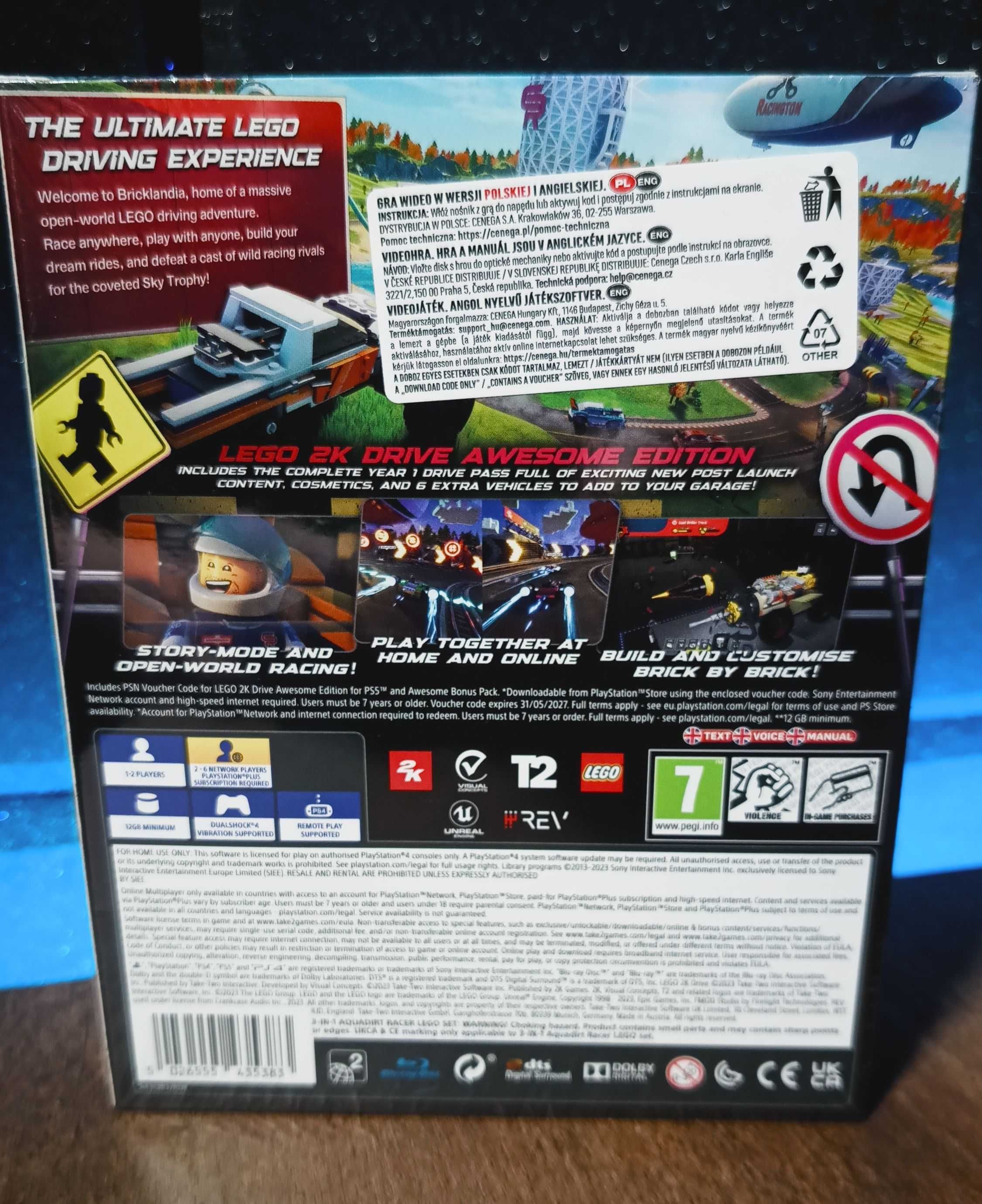 LEGO 2K Drive: Awesome Edition PS4 / PS5 - wyścigi z zestawem klocków