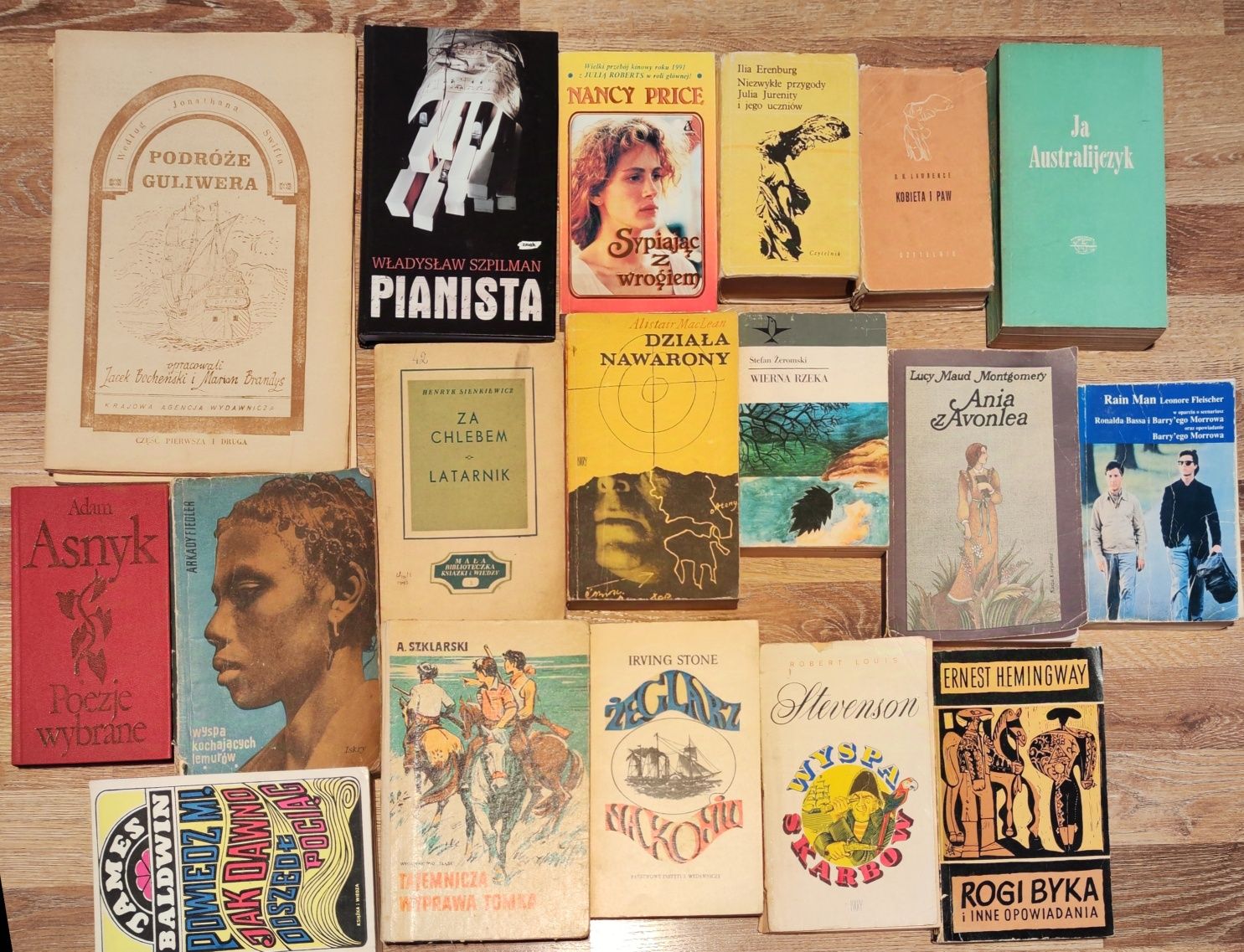 Zestaw książek klasyka Hemingway Fiedler