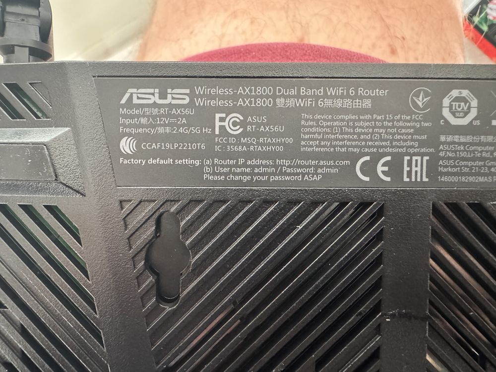 Router WiFi6 ASUS AX-1800