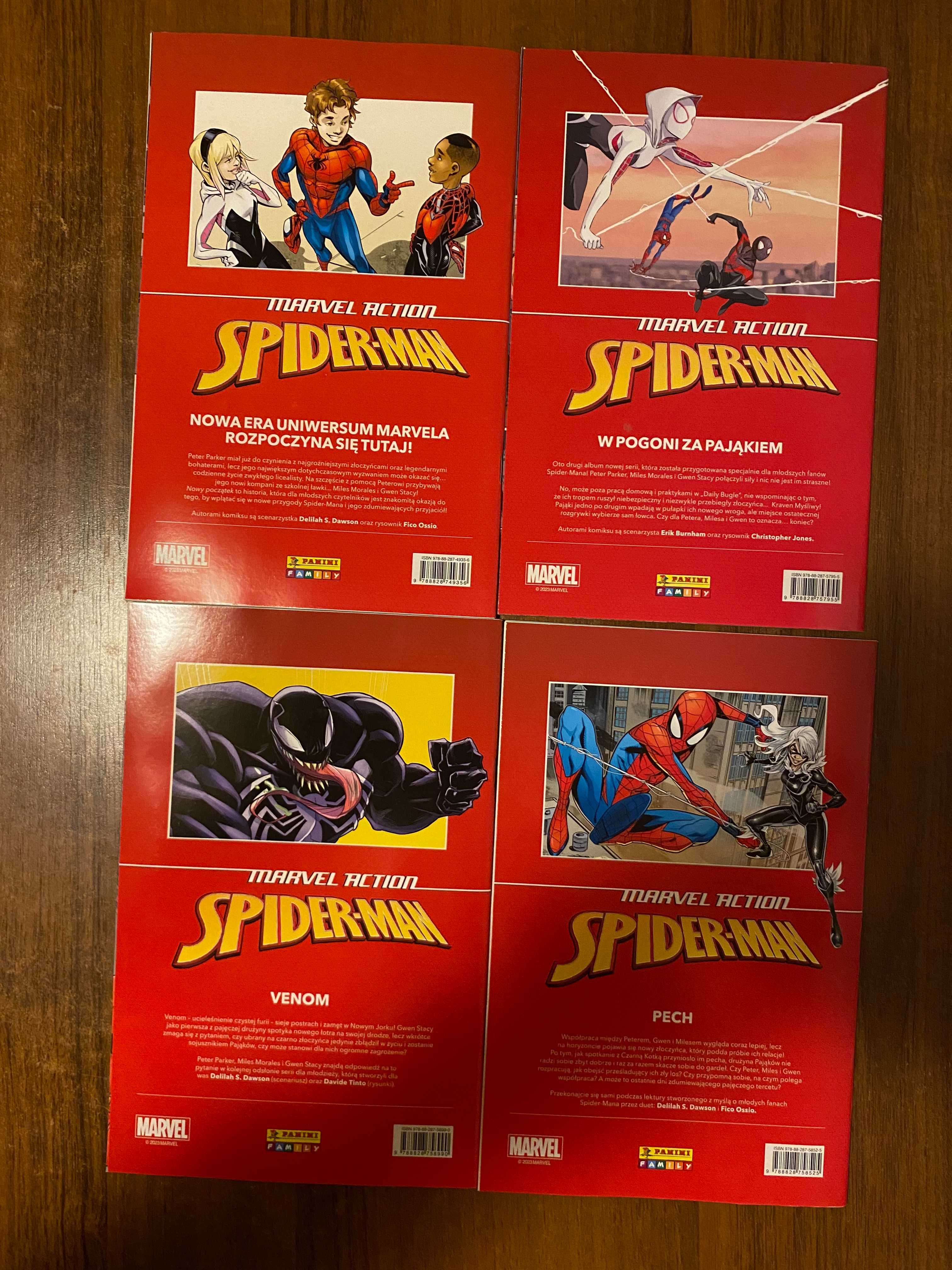 Marvel Action spider-man 4 komiksy ossio początek venom pech w pogoni