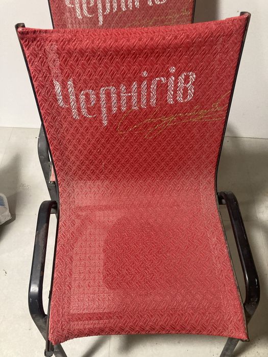 Стул метал тканина