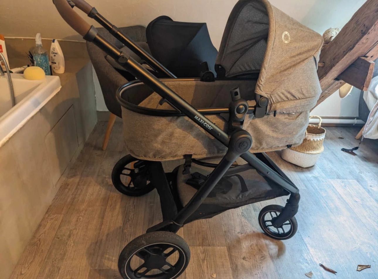 Maxi cozi Trio Zélia S (ovo, cadeira/alcofa, carro) + ISOFIX